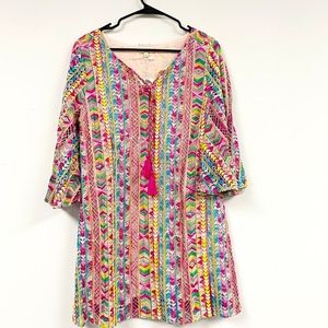 Velzera Crochet Colorful Dress